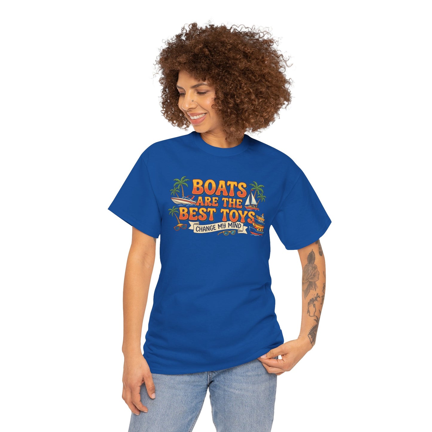 Boats Are The Best Toys Shirt - Funny Captain Gift - Summer Lake Life Tee - Nautical Boating Apparel - Vacation Top Nautical